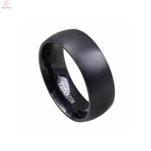 2017 new fashion Black vintage Titanium ring without stone for mens